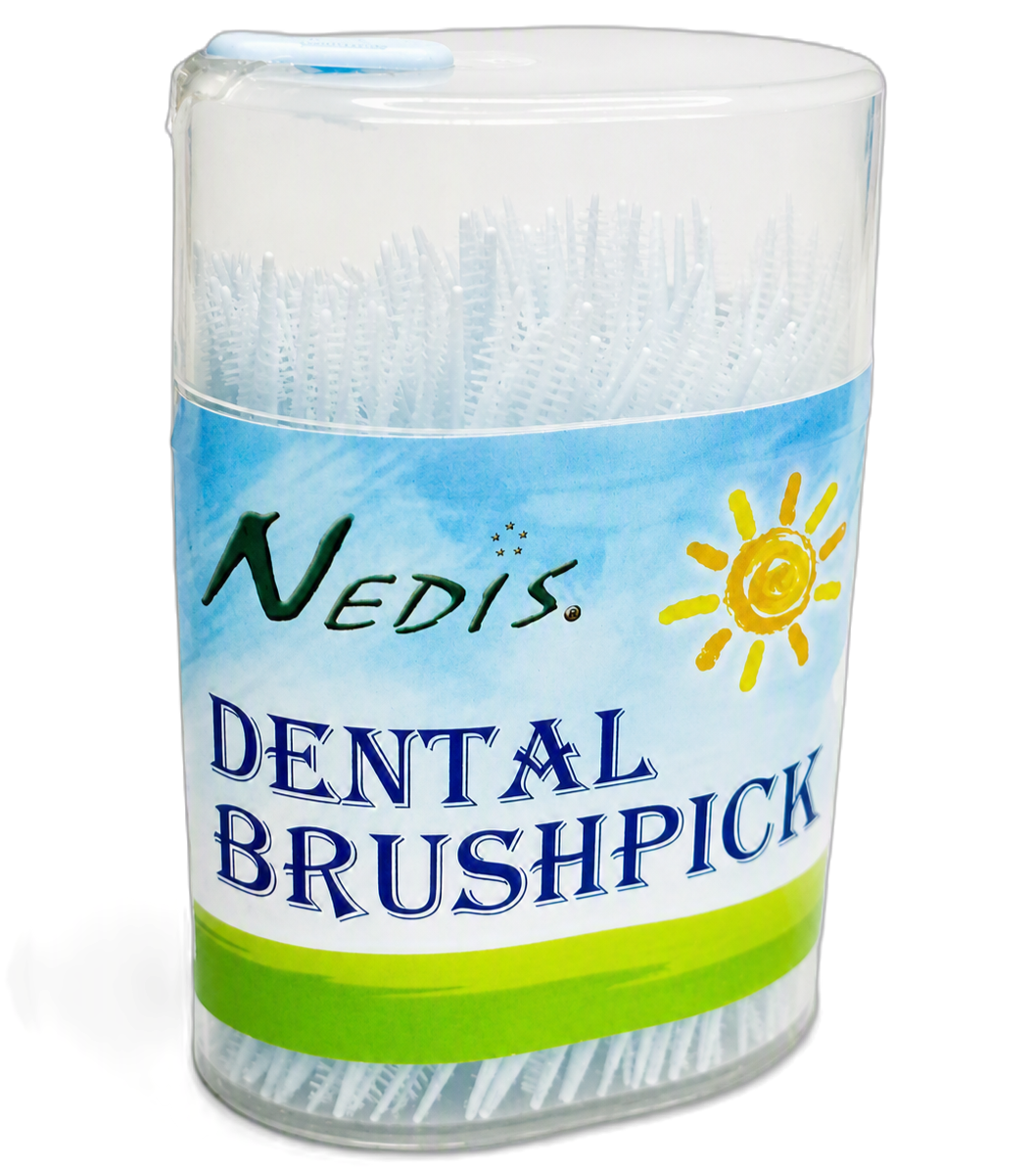 Dental brushpicks